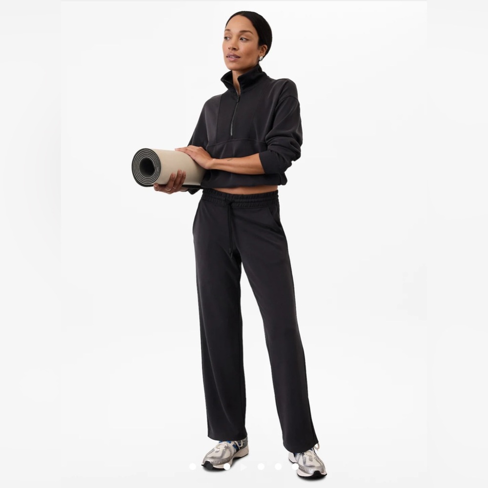 NWT Athleta Seasoft Straight Black Pant Size XXS